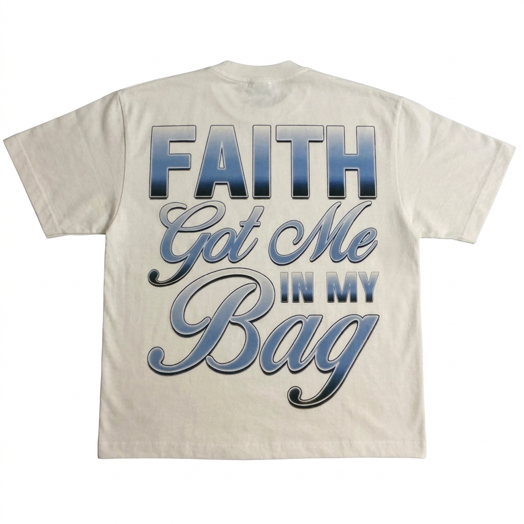 Faith Got Me My Bag Crewneck (Vintage White) SVNWOLF