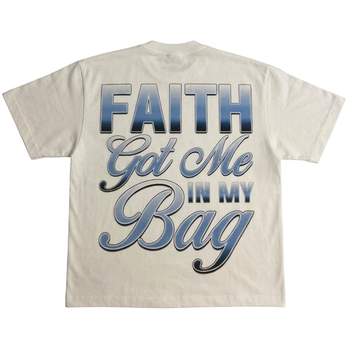 Faith Got Me My Bag Crewneck (Vintage White) SVNWOLF