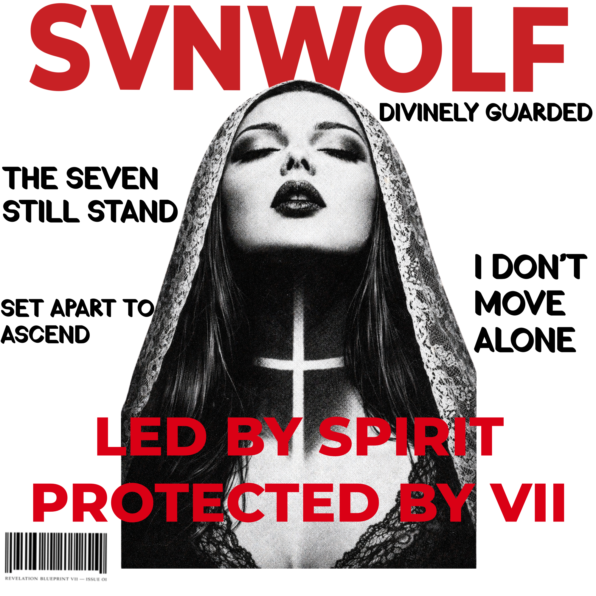 Led by VII Crewneck (White)