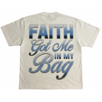 Faith Got Me My Bag Crewneck (Vintage White)