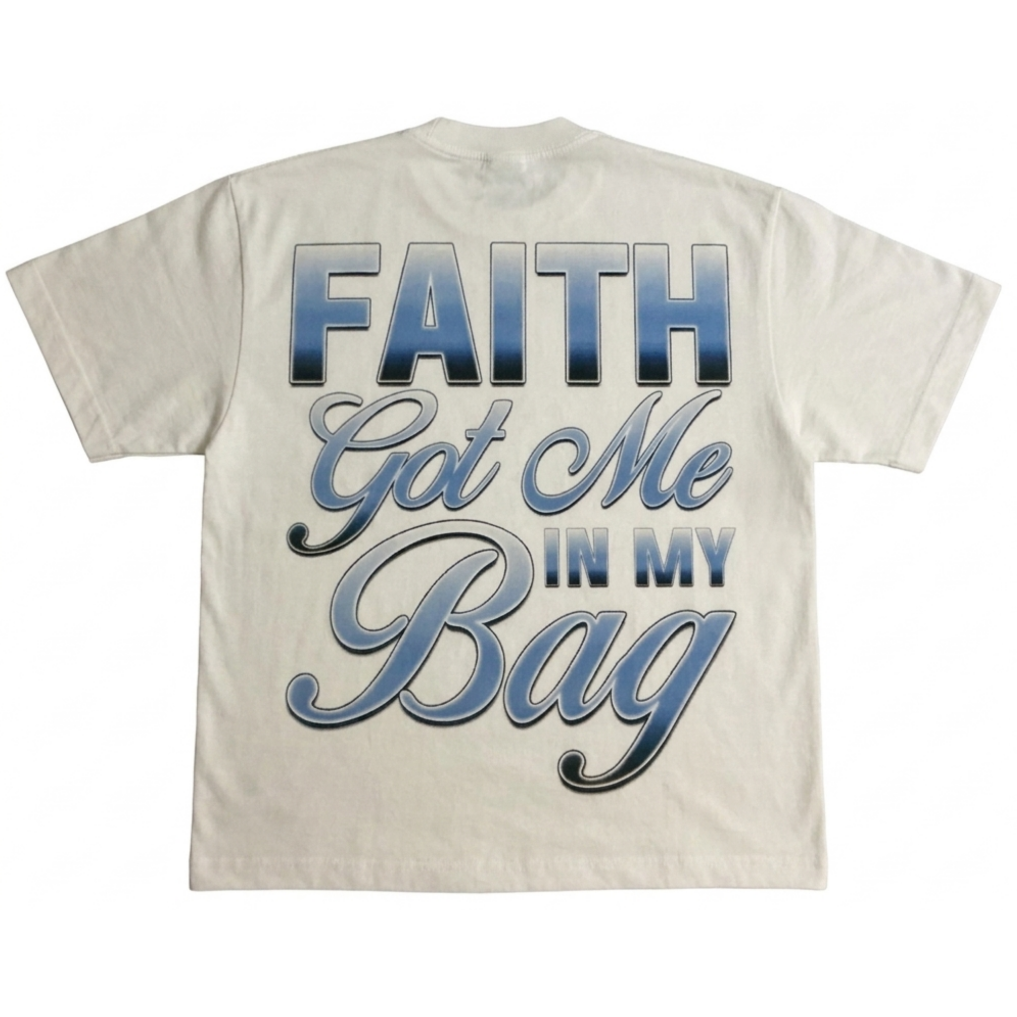 Faith Got Me My Bag Crewneck (Vintage White)