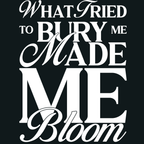What Tried to Bury Me Made Me Bloom Crewneck (Vintage Black)