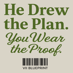 He Drew the Plan Crewneck (Natural Light Cream)